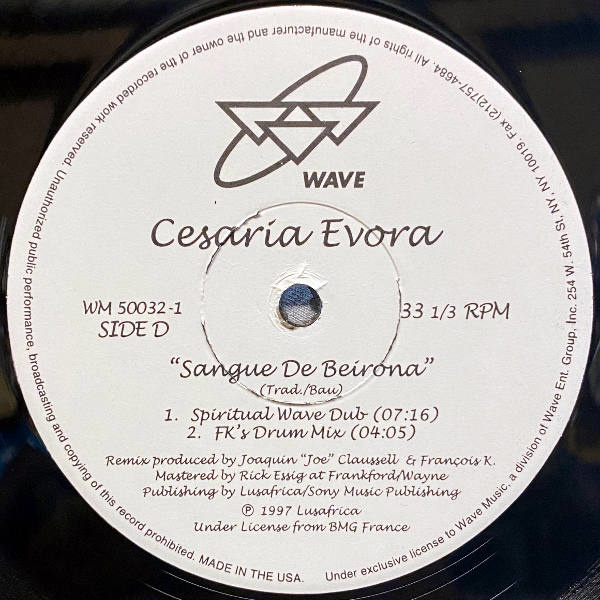 TRACKLIST A. Sangue De Beirona (Main Pass 12") B. Sangue De Beirona (Body & Soul Vocal) C1. Sangue De Beirona (Dub) C2. Sangue De Beirona (Acroostical Ambient Space Mix) D1. Sangue De Beirona (Spiritual Wave Dub) D2. Sangue De Beirona (FK's Drum Mix)_6