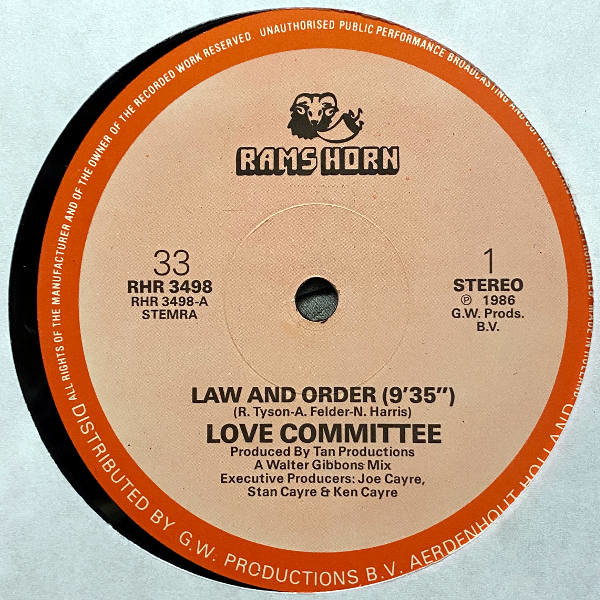 Love Committee-Law And Order