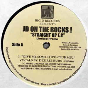 JD On The Rocks-Straight Up Ep