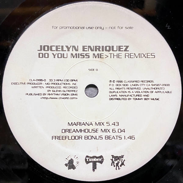 Jocelyn Enriquez-Do You Miss Me (The Remixes)_2