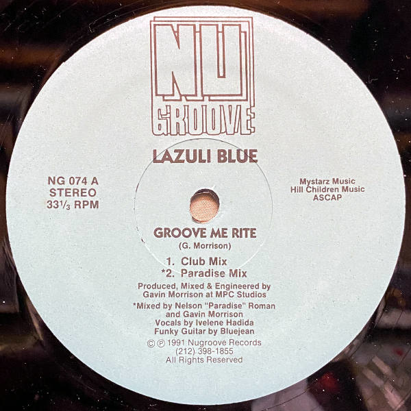 Lazuli Blue-Groove Me Rite