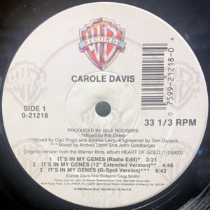 Carole Davis-It's In My Genes