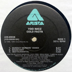 Too Nice-Cold Facts