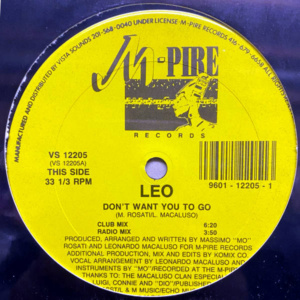 LEO-Don't Want You To Go