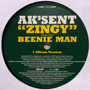 Ak'Sent-Zingy ft Bennie Man