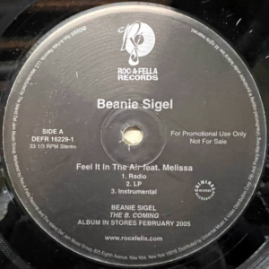 Beanie Sigel-Feel It In The Air ft. Melissa
