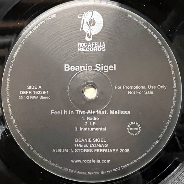 Beanie Sigel-Feel It In The Air ft. Melissa_2