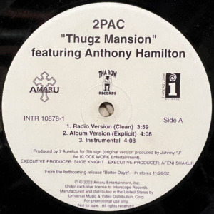 2PAC-Thugz Mansion ft Anthony Hamilton