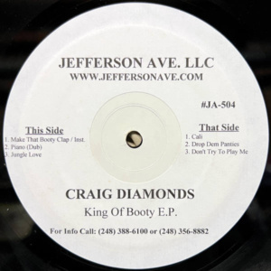 Craig Diamonds-King Of Booty Ep