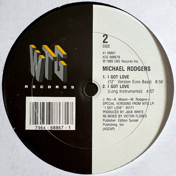 Michael Rodgers-I Got Love - Image 2