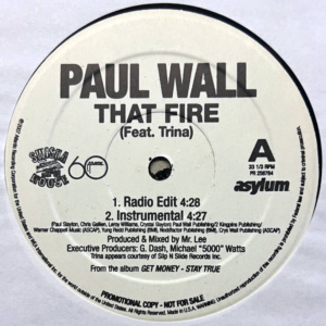 Paul Wall-That Fire ft Trina