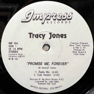 Tracy Jones-Promise Me, Forever